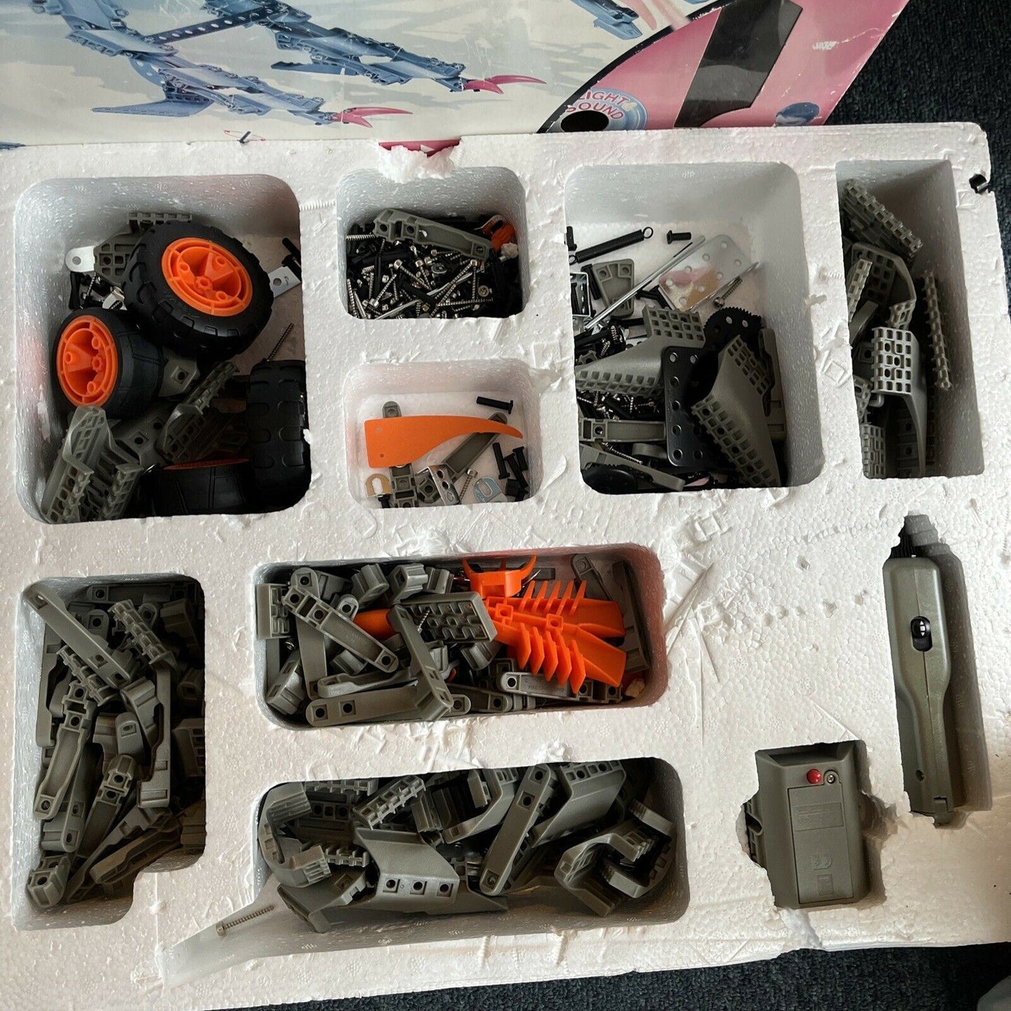 Meccano 9902 Speed Play 4 Models with light & sound Pterodactyl with Power Tool