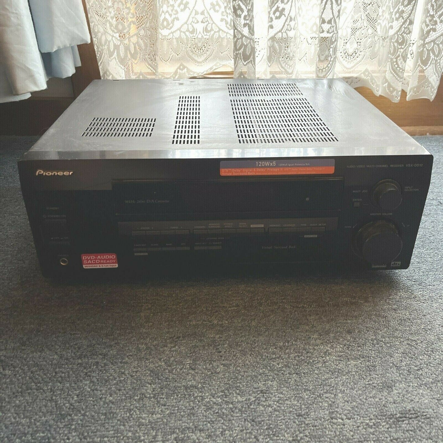 Pioneer Audio/Video Multi-Channel Receiver VSX-D512 (NO Remote)