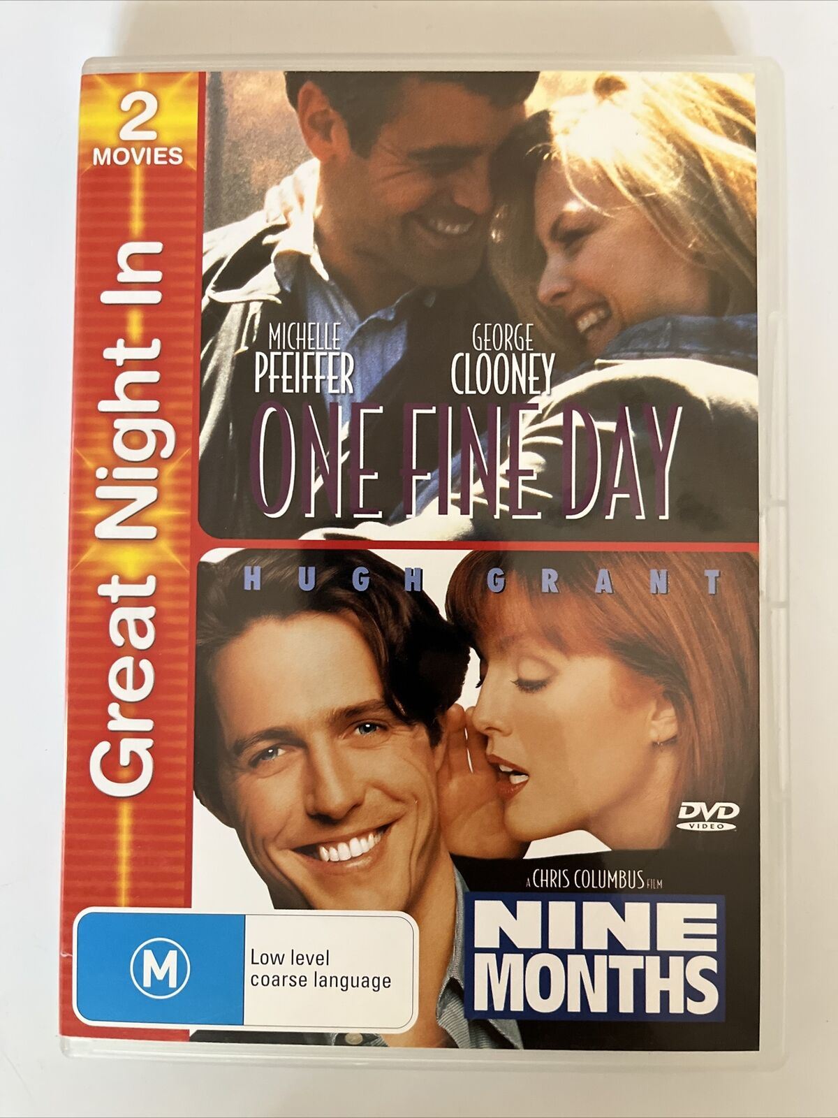 One Fine Day / Nine Months (DVD) Michelle Pfeiffer, George Clooney, Hugh Grant