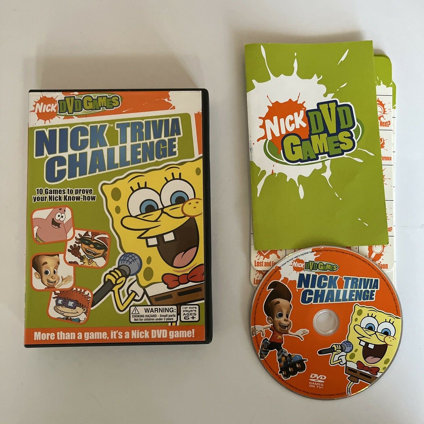 Nick Trivia Challenge: 10 Games to Prove Your Nick Know-how DVD Game