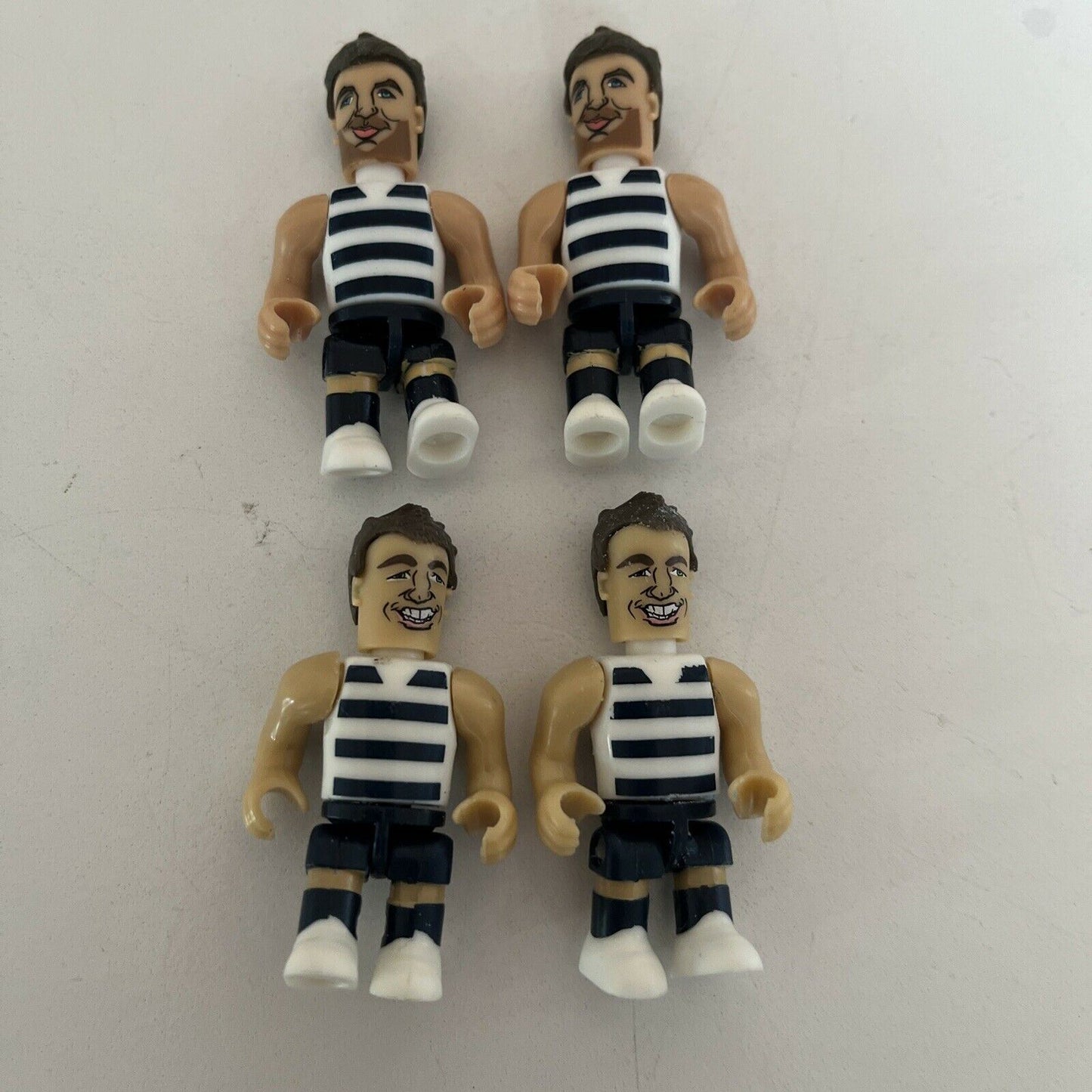 4x 2016 AFL Micro-figures Geelong - Bartel & Mackie