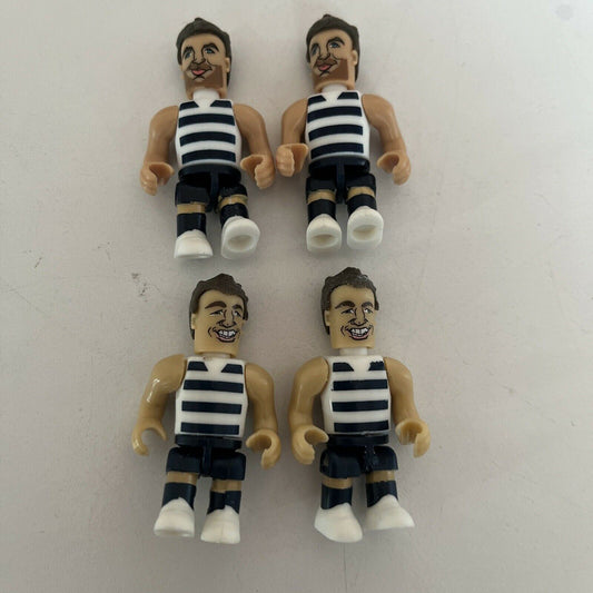 4x 2016 AFL Micro-figures Geelong - Bartel & Mackie
