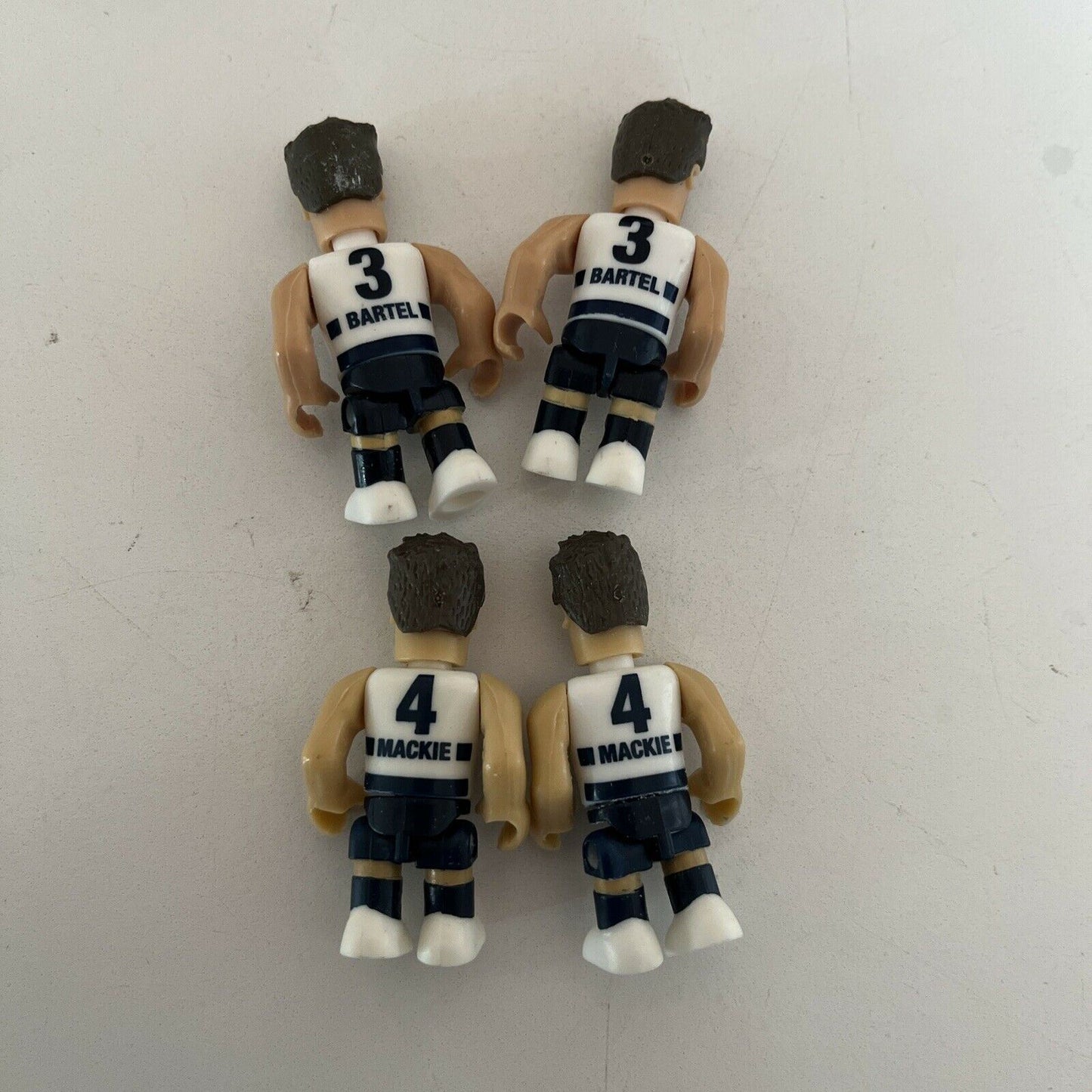 4x 2016 AFL Micro-figures Geelong - Bartel & Mackie