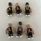 6x AFL Micro-figures Essendon Bombers - Goddard, Chapman, Carlisle