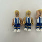 3x AFL Micro-figures North Melbourne Kangaroos - Swallow, Ziebell