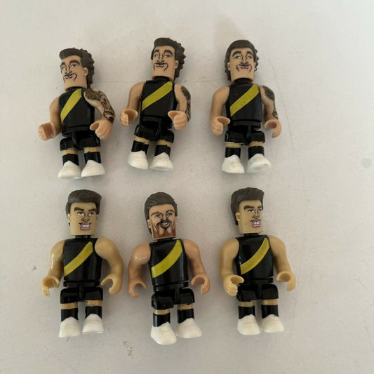 6x AFL Micro-figures Richmond - Martin, Rance, Deledio