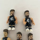 5x AFL Micro-figures Carlton Football Club - Walker, Simpson, Thomas