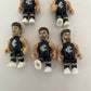 5x AFL Micro-figures Carlton Football Club - Walker, Simpson, Thomas