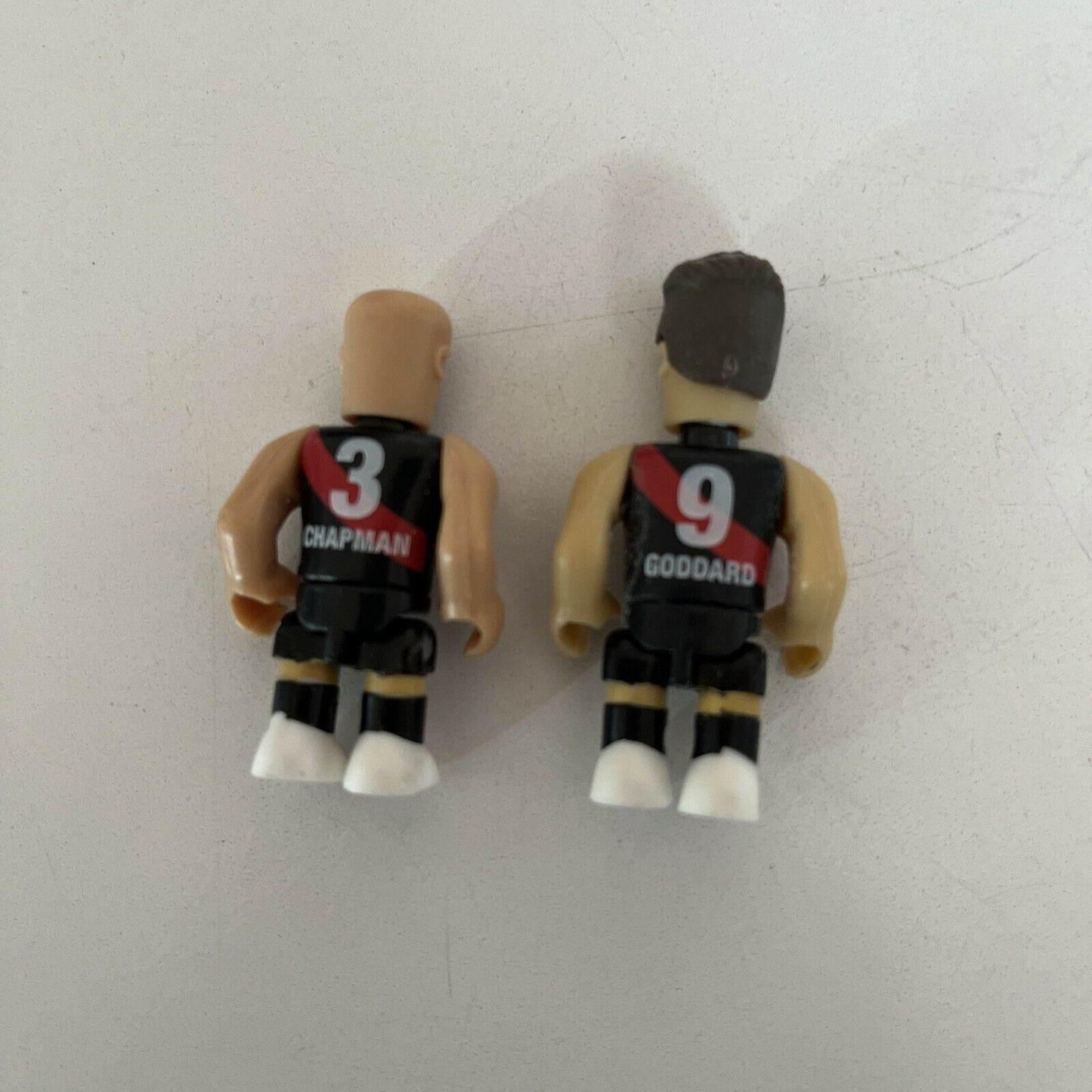 2x 2016 AFL Micro-figures Essendon Bombers - Goddard, Chapman