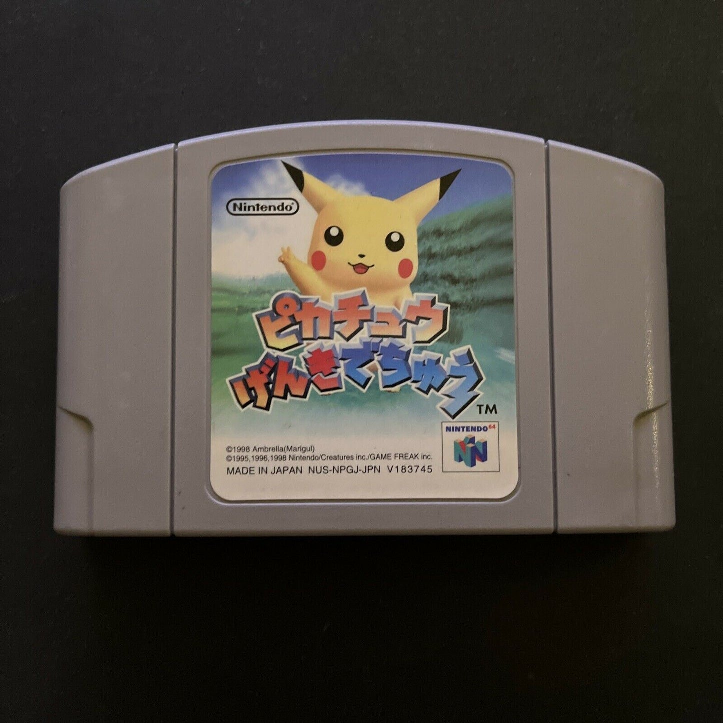 Pikachu Genki Dechuu (Hey You Pikachu) - Nintendo 64 NTSC-J JAPAN N64 Game