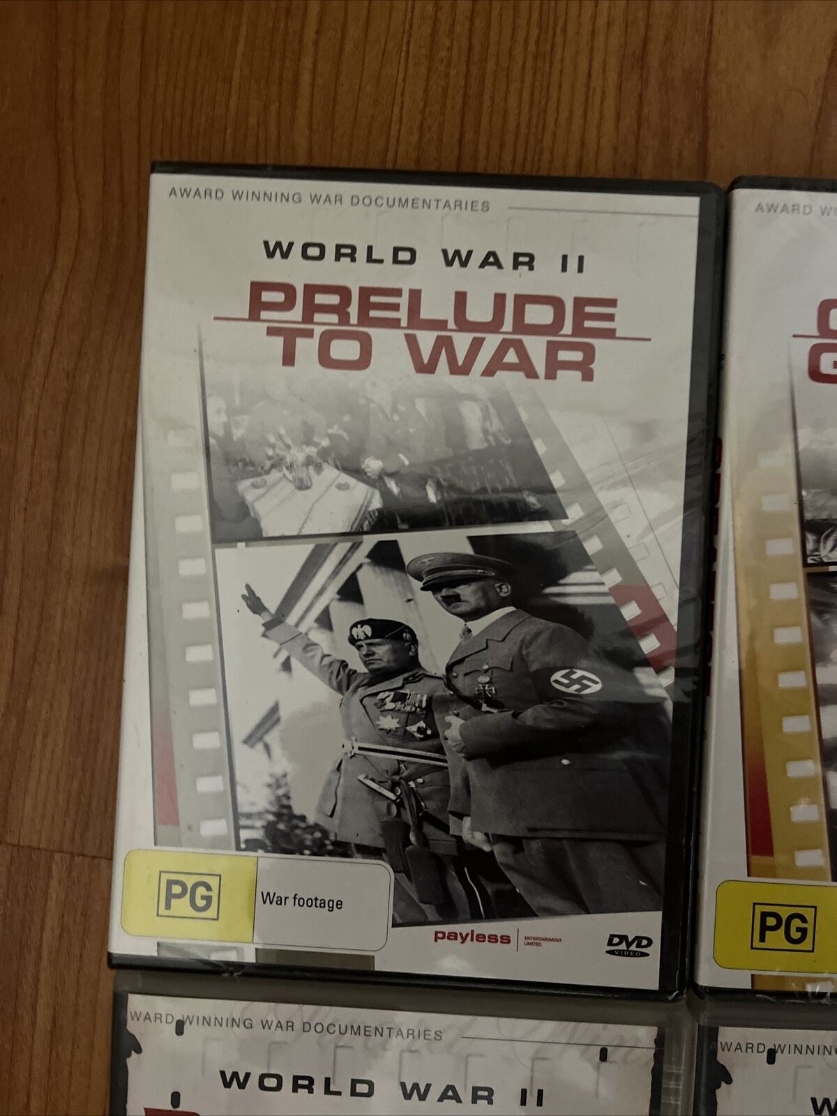 6x World War II Documentary - Prelude to War, Greatest Generals, Battleline DVD