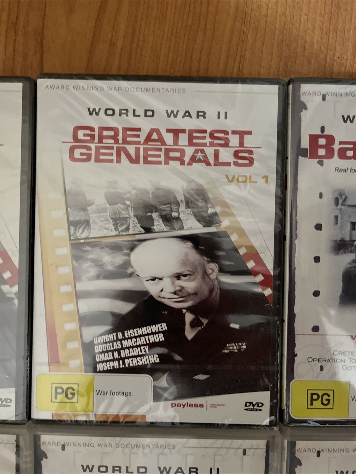 6x World War II Documentary - Prelude to War, Greatest Generals, Battleline DVD