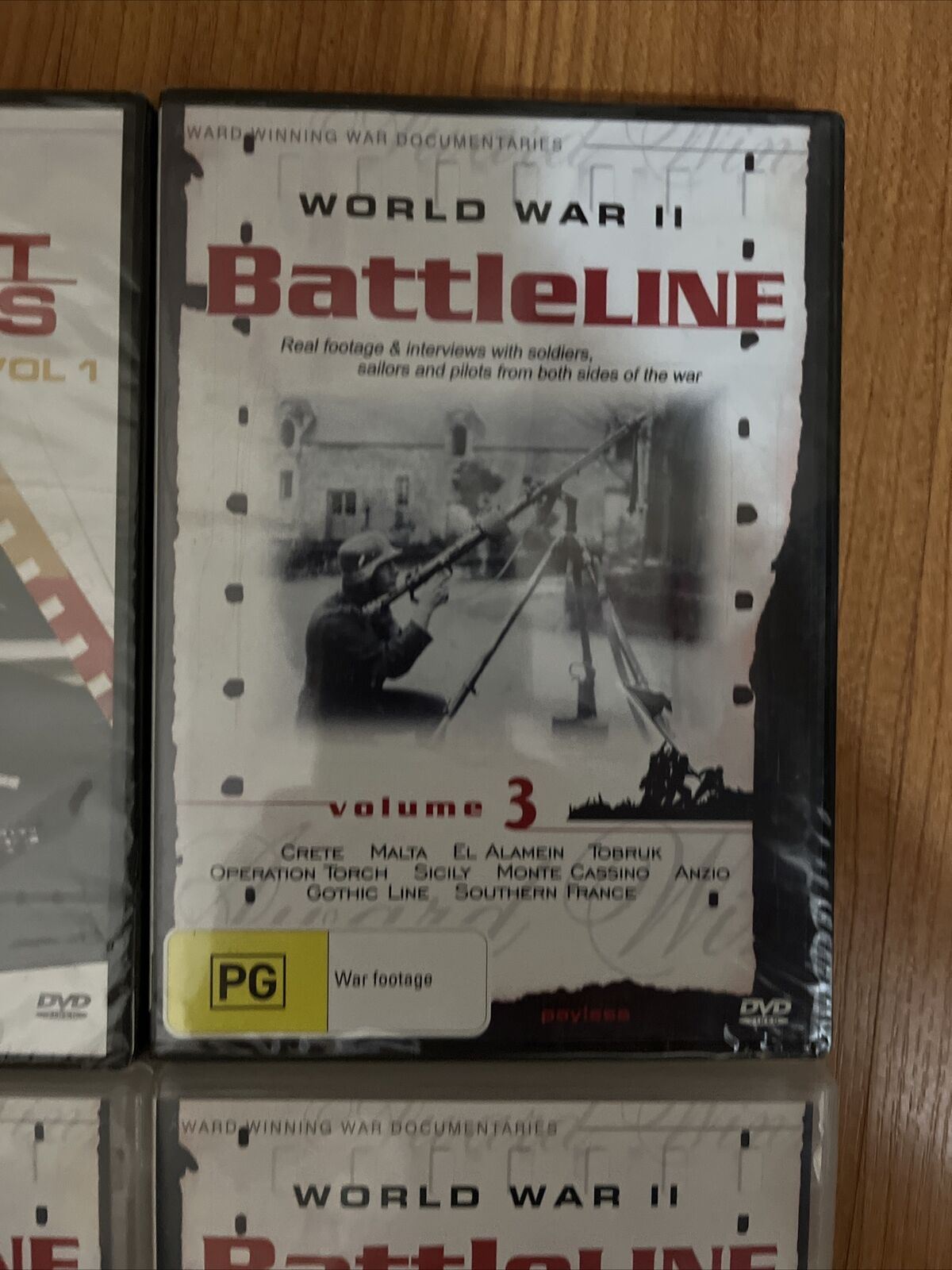 6x World War II Documentary - Prelude to War, Greatest Generals, Battleline DVD