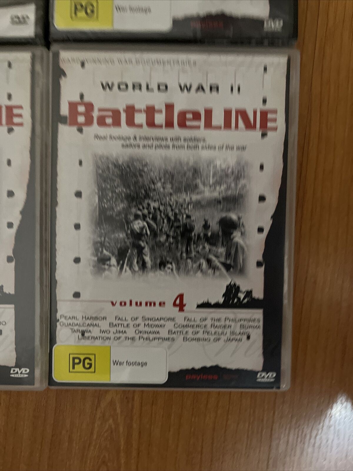 6x World War II Documentary - Prelude to War, Greatest Generals, Battleline DVD