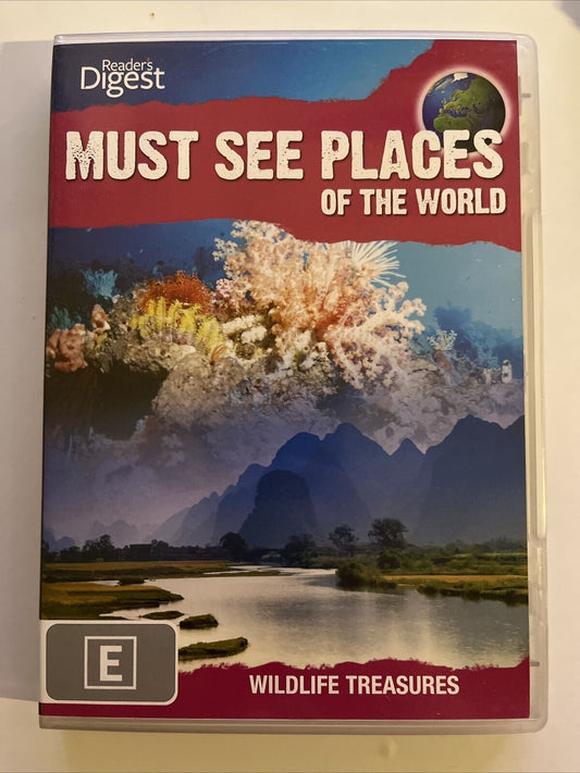 Must See Places Of The World - Wildlife Treasures DVD Reader's Digest All Region