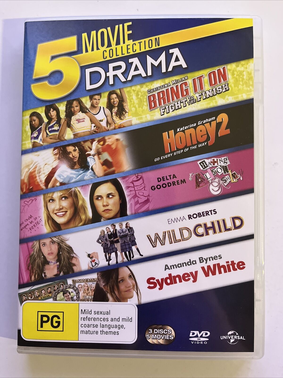 Wild Child / Hating Alison Ashley / Bring It On / Honey 2 / Sydney White DVD