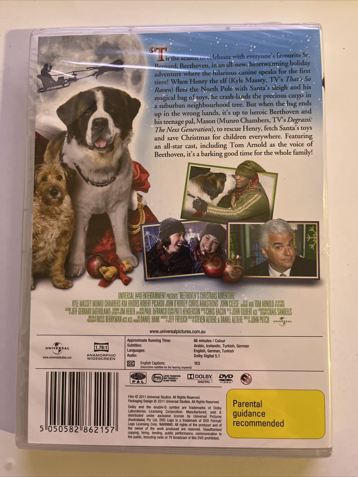 *New Sealed* Beethoven's Christmas Adventure (DVD, 2011) John Cleese. Region 4