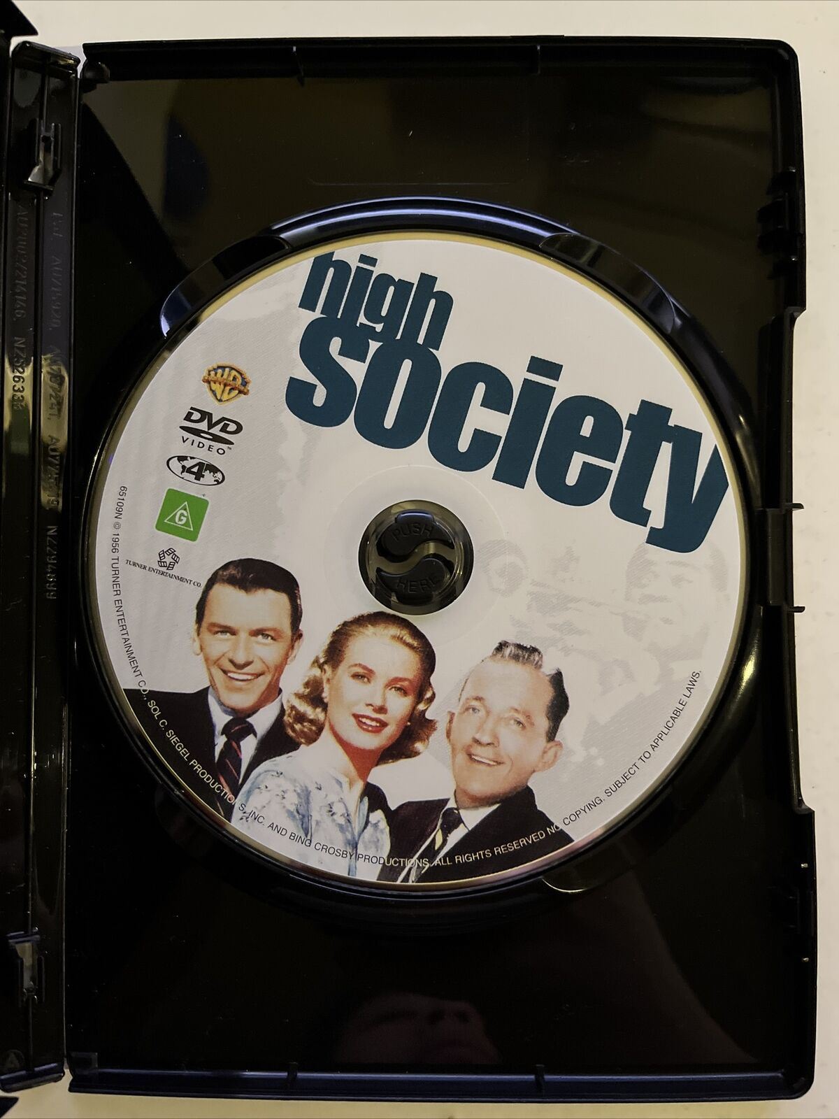 High Society (DVD, 1956) Bing Crosby, Frank Sinatra, Grace Kelly. Region 4