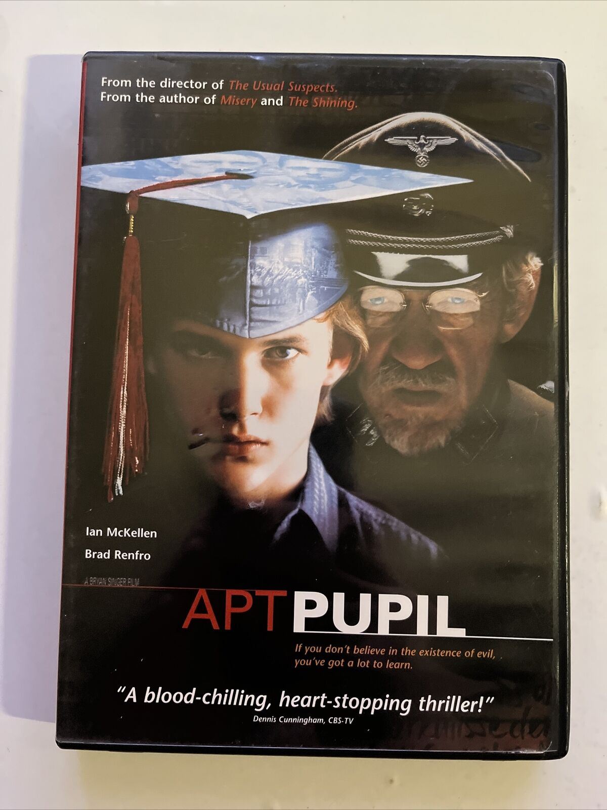 Stephen King Apt Pupil (DVD, 1998) Ian McKellen, Brad Renfro. Region 1