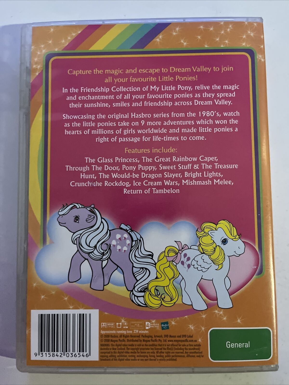 My Little Pony Friendship Collection - Original 1980's Series (DVD, 3-Disc)