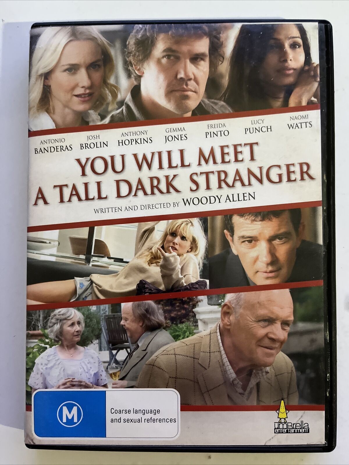 You Will Meet a Tall Dark Stranger (DVD, 2010) Anthony Hopkins, Naomi Watts