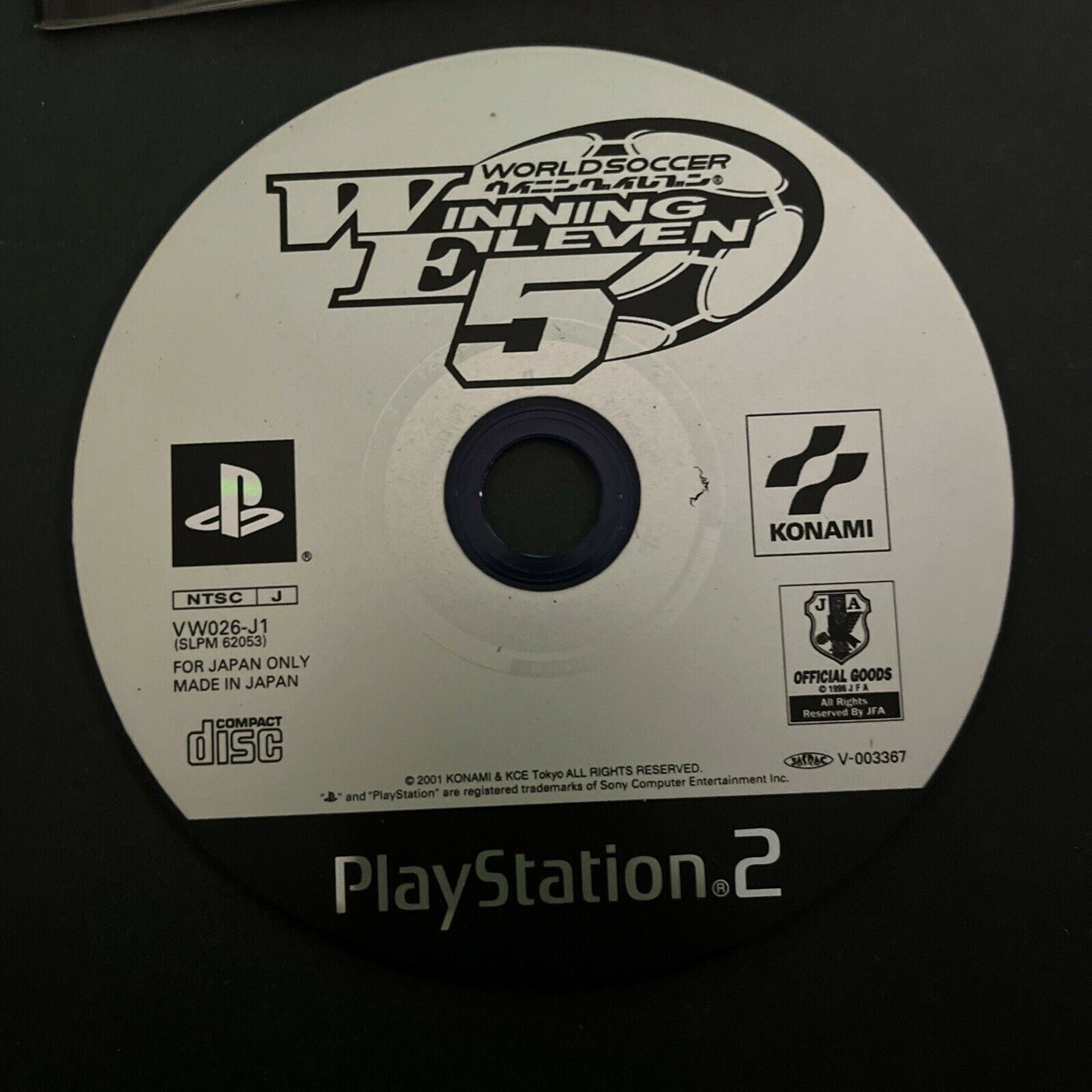 World Soccer Winning Eleven 5 PES - PlayStation PS2 NTSC-J JAPAN Game Complete