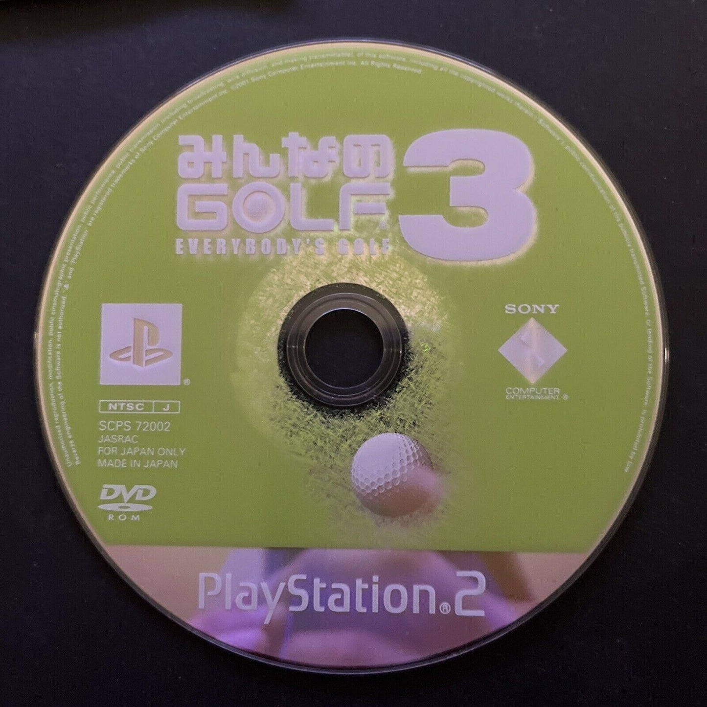 Minna no Golf 3 Everybody's Golf - PlayStation PS2 NTSC-J JAPAN Game with Manual