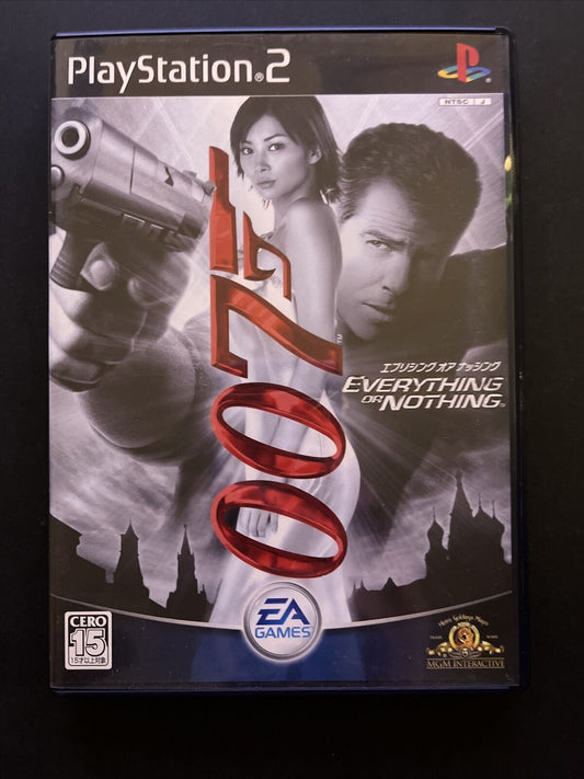 007 Everything or Nothing - PlayStation PS2 NTSC-J JAPAN Game with Manual