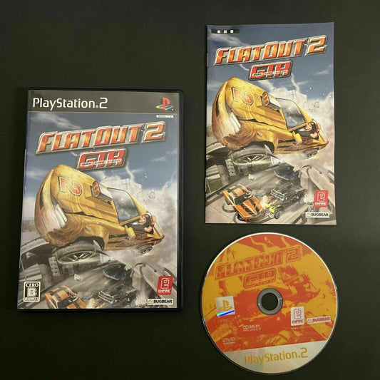 FlatOut 2 GTR - PlayStation PS2 NTSC-J JAPAN Konami Game Complete with Manual