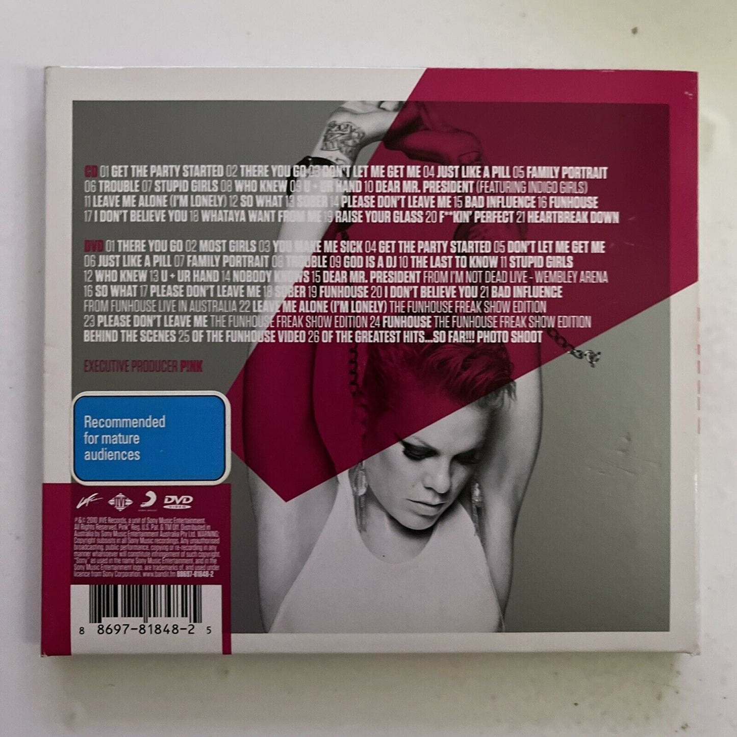 P!NK – Greatest Hits... So Far!!! (CD & DVD , 2010)