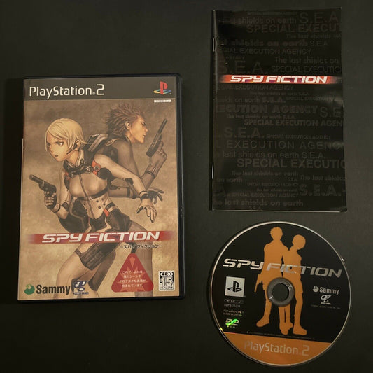 Spy Fiction - PlayStation 2 PS2 NTSC-J JAPAN Sammy 2003 Game with Manual