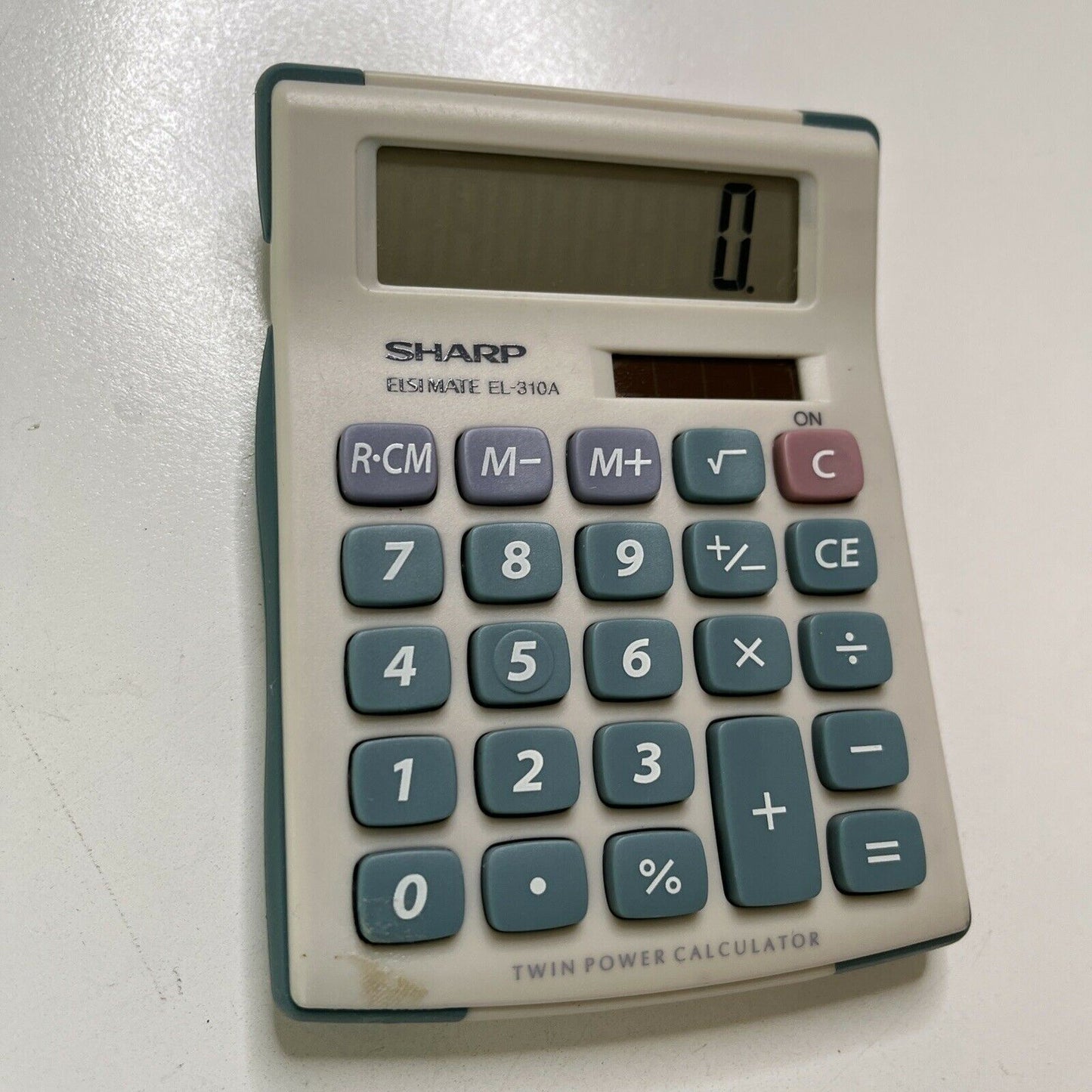 Sharp Elsimate EL-310A Calculator Solar Powered – Retro Unit