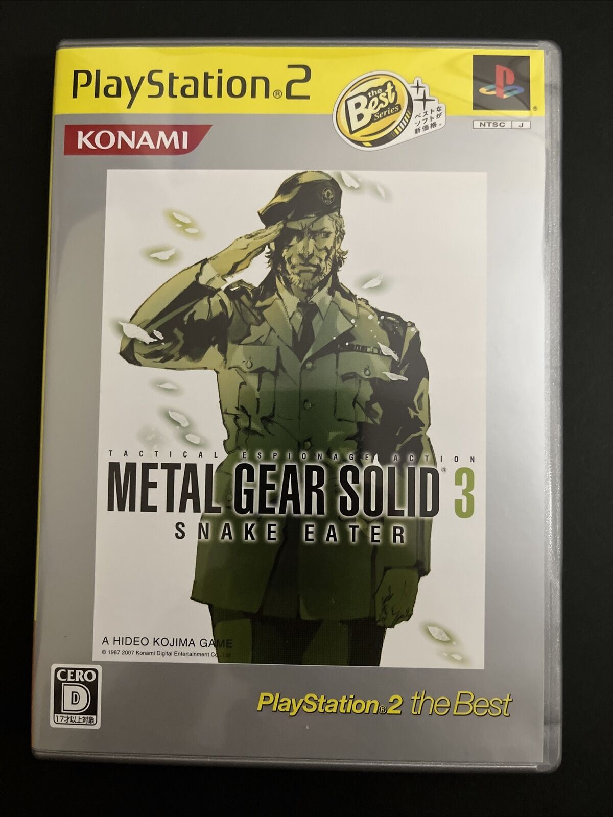 Metal Gear Solid 3 Snake Eater - PlayStation PS2 NTSC-J JAPAN Konami 2007 Game