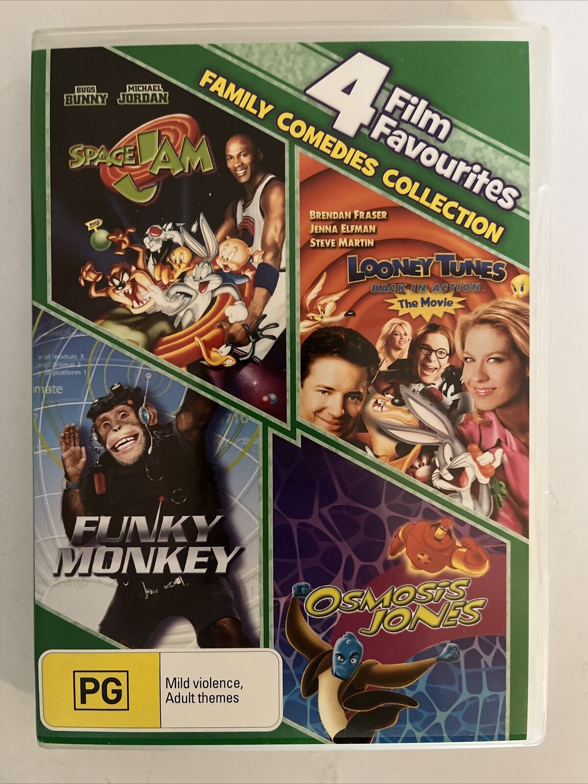 Funky Monkey / Looney Tunes / Osmosis Jones / Space Jam (DVD) Region 4