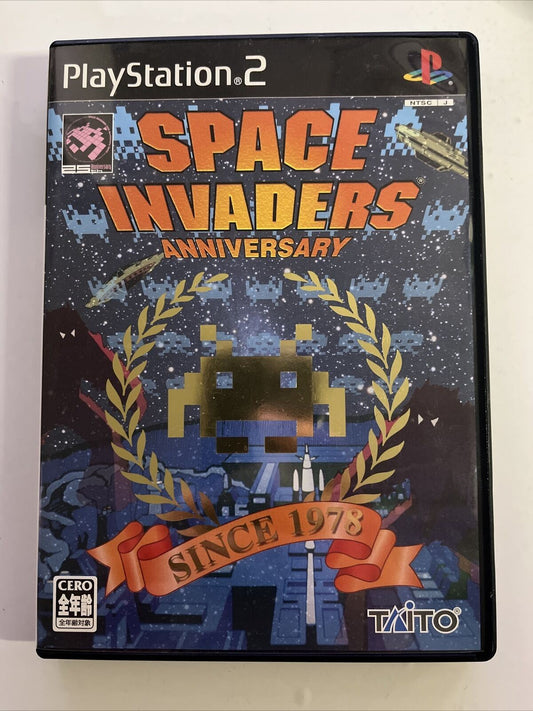 Space Invaders Anniversary - PlayStation PS2 NTSC-J JAPAN Taito Shoot-em-up Game