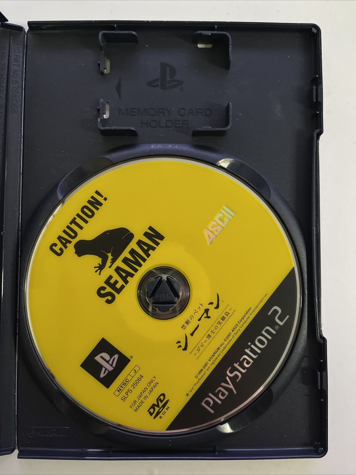 Seaman - Sony PlayStation PS2 NTSC-J Japan SEGA Virtual Pet Sim Game