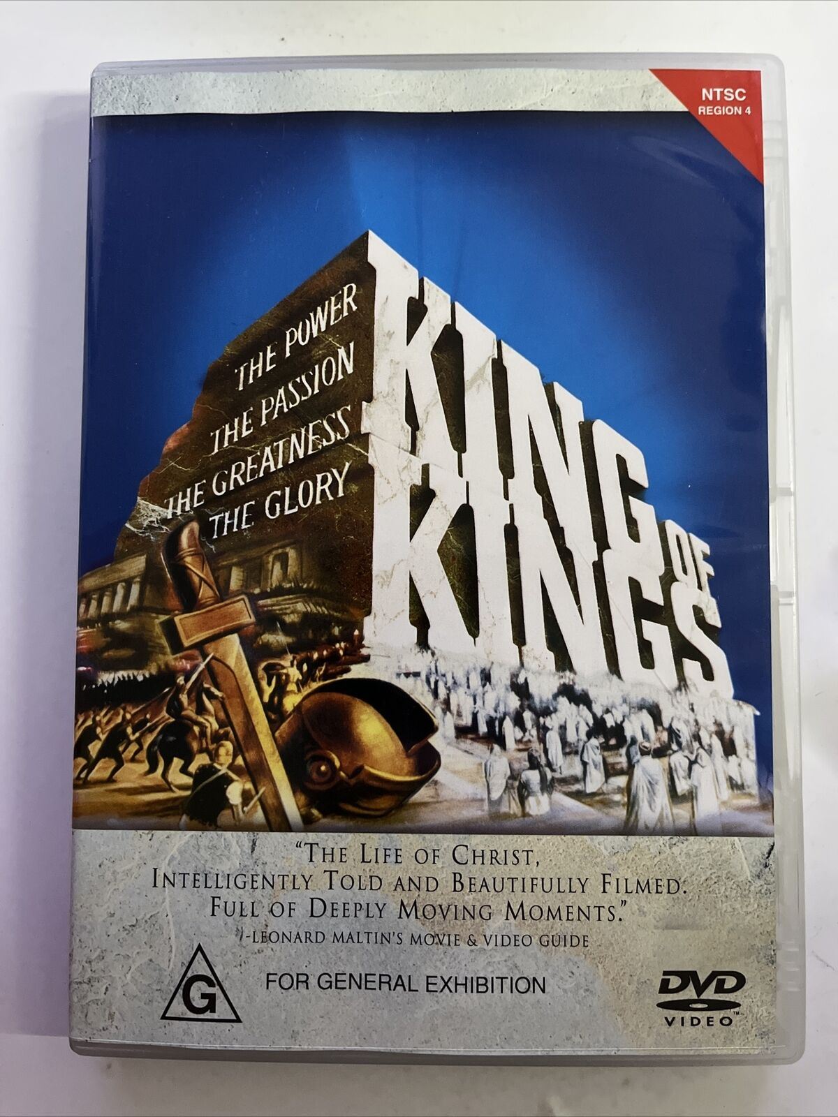 King Of Kings (DVD, 1961) Jeffrey Hunter, Siobhan McKenna, Robert Ryan. Region 4