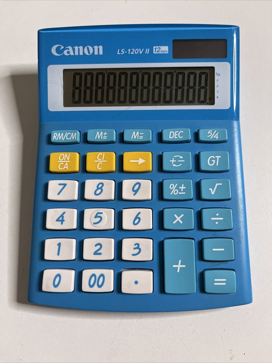 Canon Solar Powered Calculator 12 Digits LS-120V II