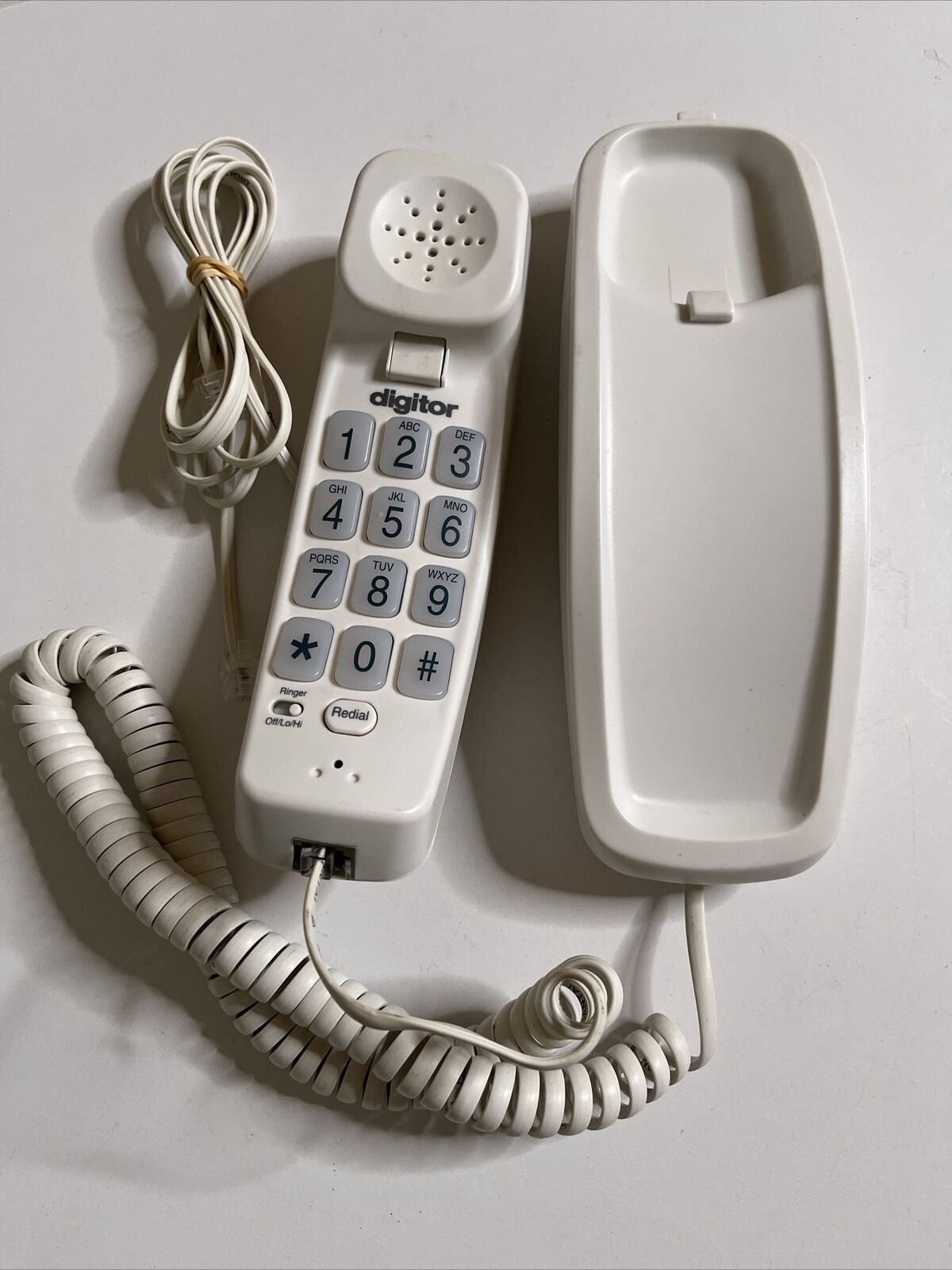 Dick Smith Slimline Phone - F4526 Corded Desk or Wall Mountable NBN Compatible