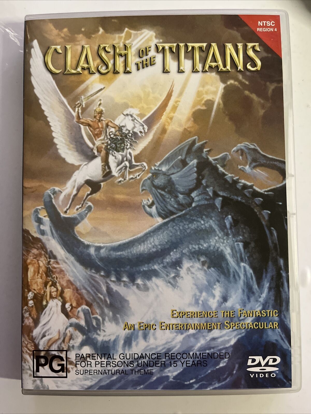 Clash Of The Titans (DVD, 1981) Laurence Olivier, Ursula Andress. Region 4