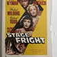 Stage Fright (DVD, 1950) Marlene Dietrich. Alfred Hitchcock Film. Region 4