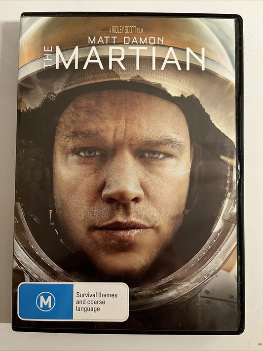 The Martian (DVD, 2015) Matt Damon, Jessica Chastain, Kristen Wiig. Region 4