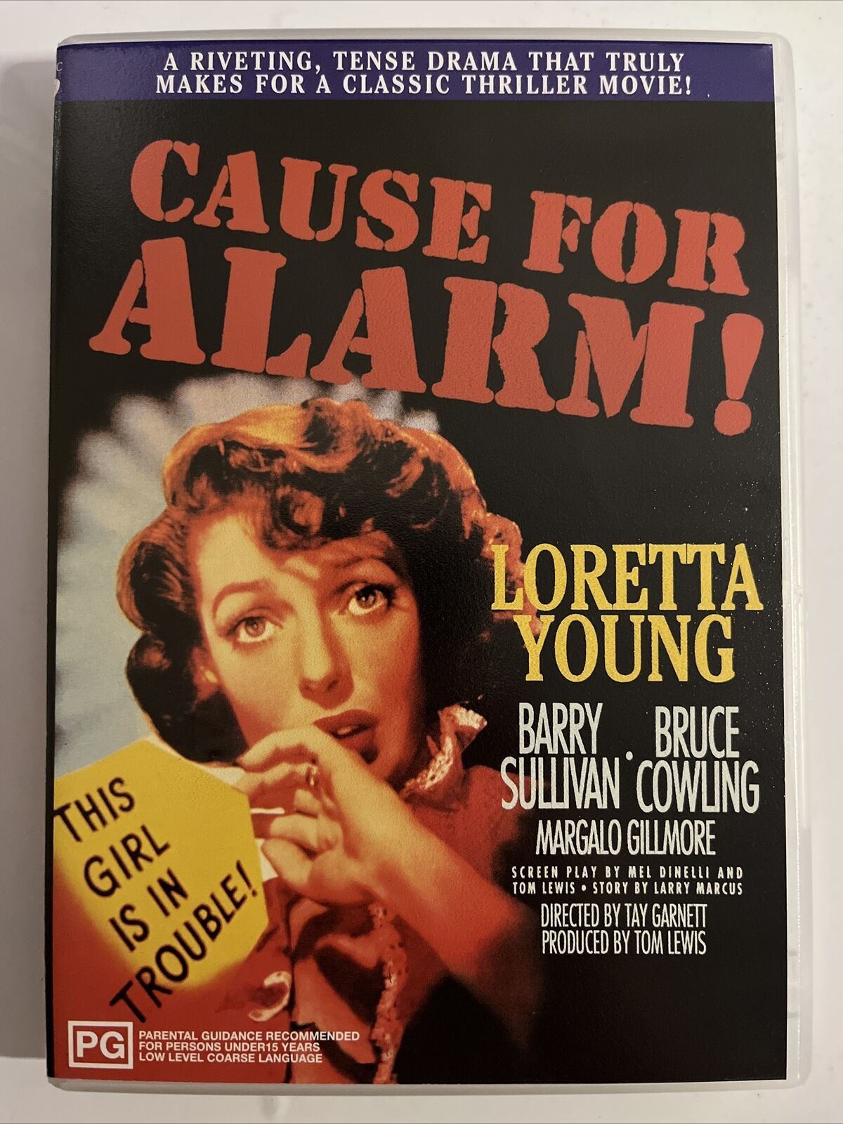 Cause For Alarm (DVD, 1951) Loretta Young, Barry Sullivan. NEW All Regions