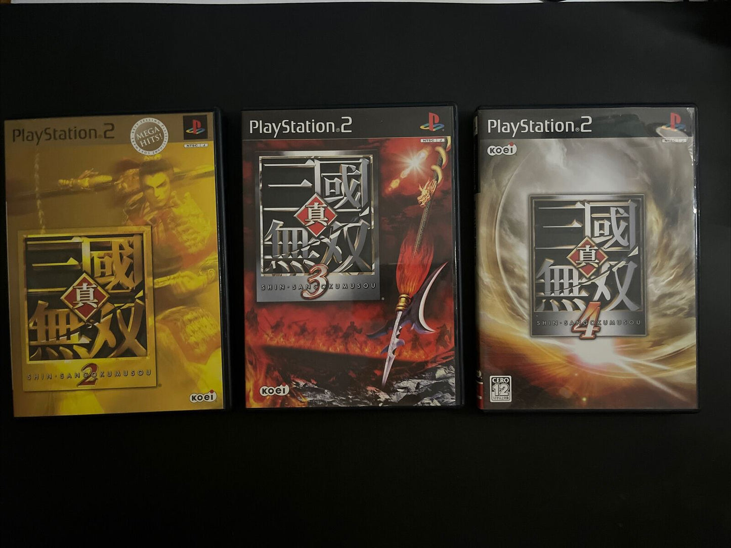 Shin Sangoku Musou Dynasty Warriors 2,3,4 - Sony PlayStation 2 PS2 NTSC-J JAPAN