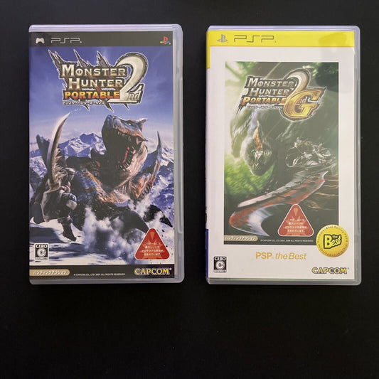 Monster Hunter Portable 2 + 2G - Sony PSP JAPAN Capcom Action Game