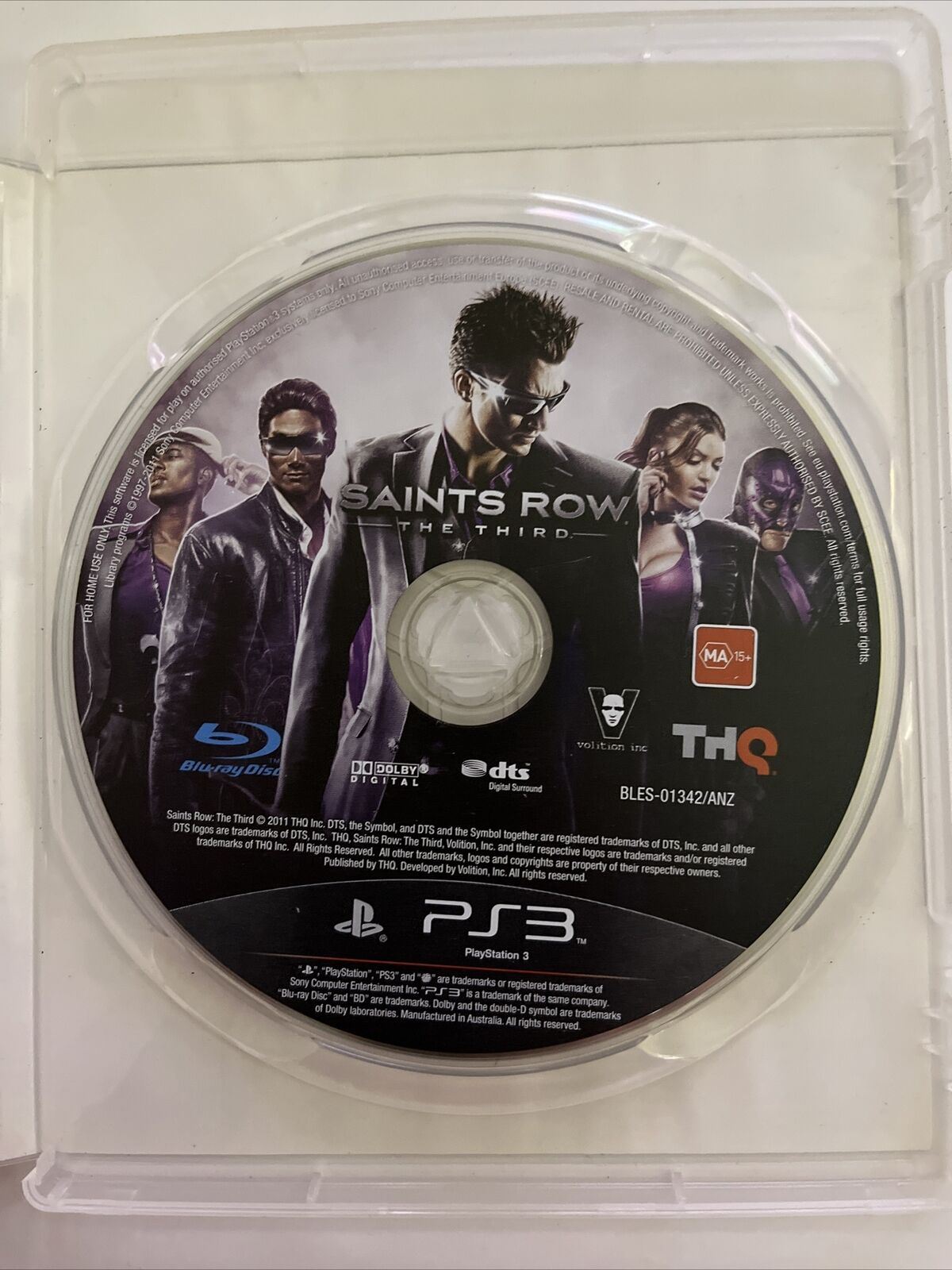 Saints Row : The Third - Sony Playstation 3 PS3 Game with Manual