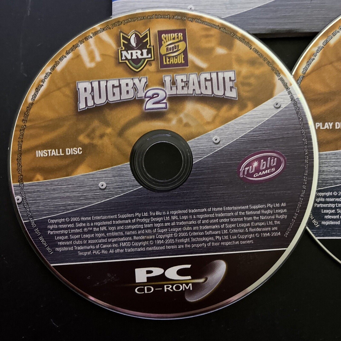 NRL Rugby League 2 - PC CD-Rom Windows Game