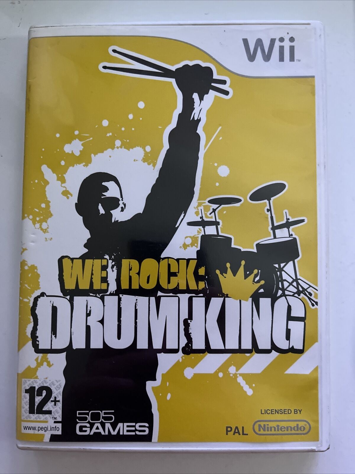 We Rock Drum King - Nintendo Wii PAL Game with Manual