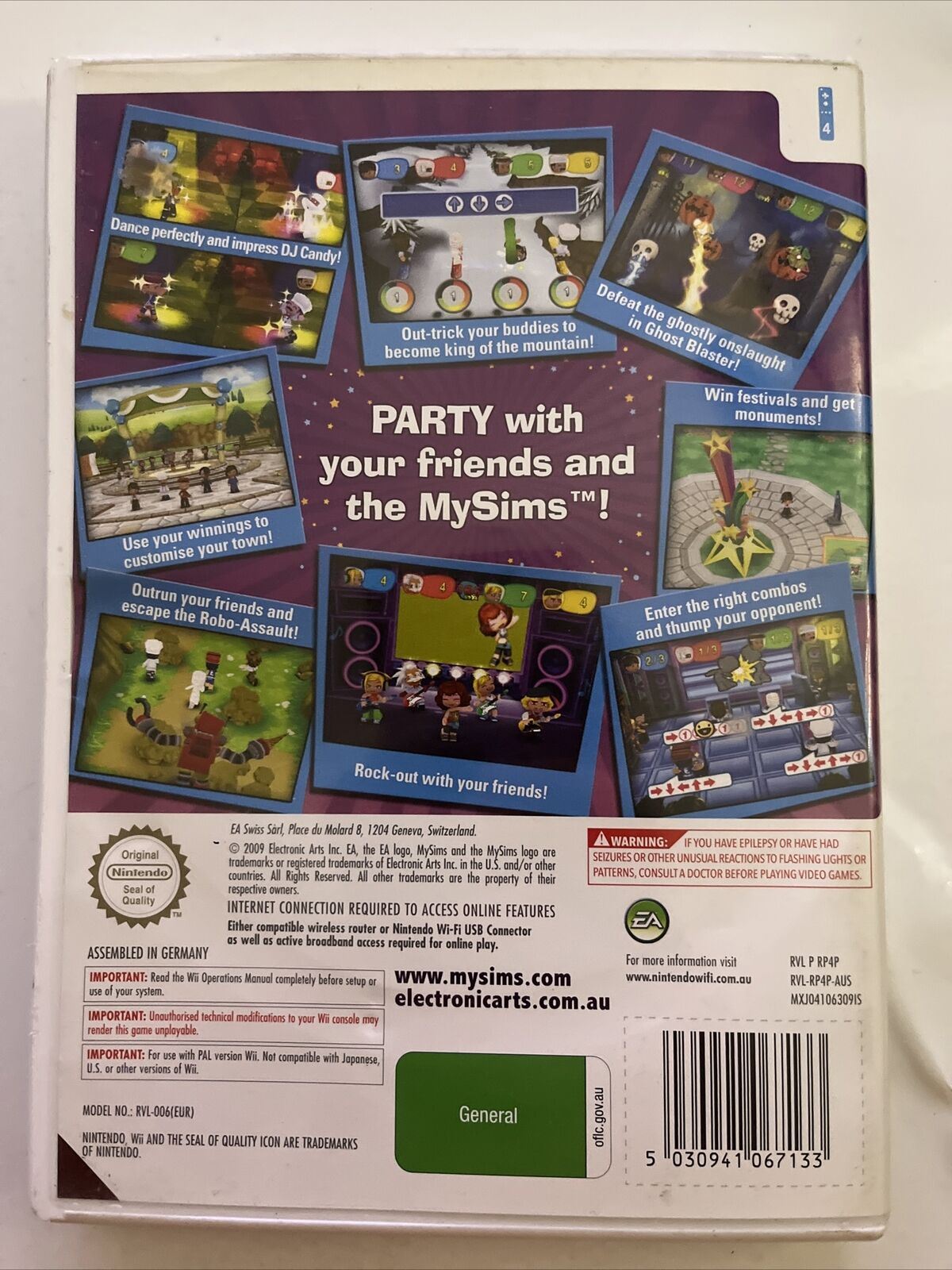 MySims Party - Nintendo Wii PAL Game