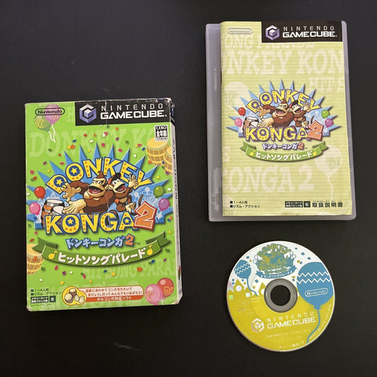 Donkey Konga 2 - Nintendo GameCube NTSC-J JAPAN 2004 GC Game